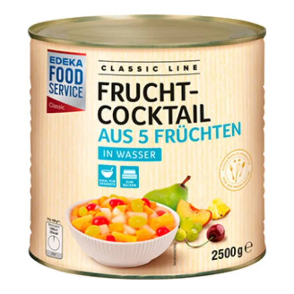 2500 g Fruchtcocktail, in Wasser der Marke EDEKA Foodservice Classic