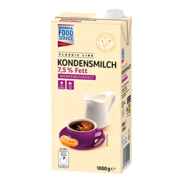 1000 g Kondensmilch 7,5% der Marke EDEKA Foodservice Classic