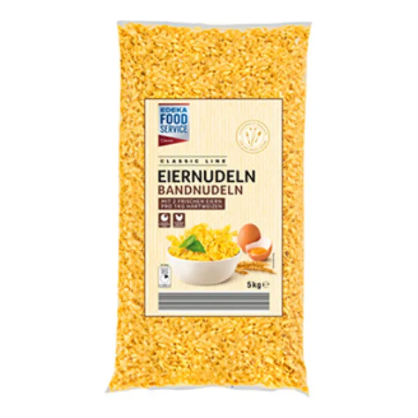 5 kg Eiernudeln Bandnudeln der Marke EDEKA Foodservice Classic