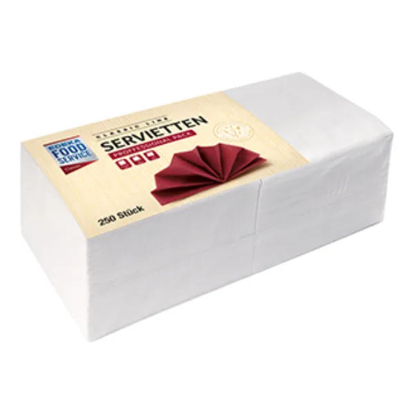 Servietten weiß 250 Stück der Marke EDEKA Foodservice Classic