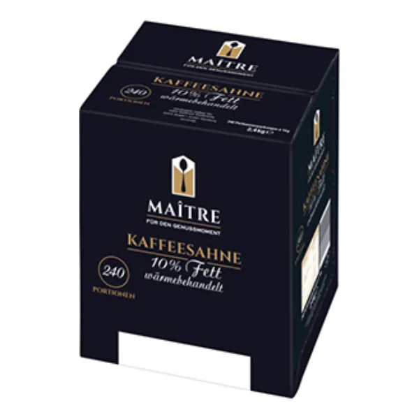 240x10 g Kaffeesahne 10% der Marke Maitre