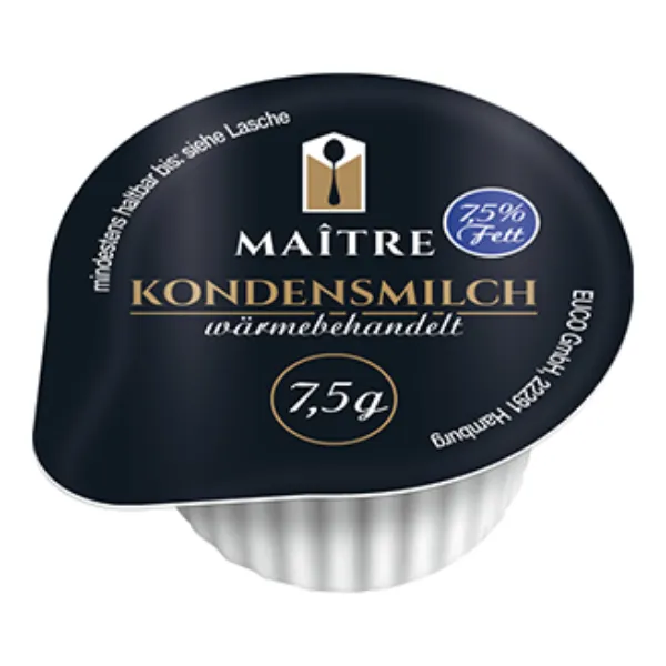 240x7,5 g Kondensmilch der Marke Maitre
