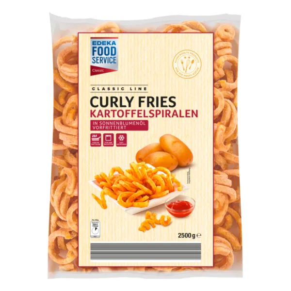 2500 g Curly Fries der Marke EDEKA Foodservice Classic