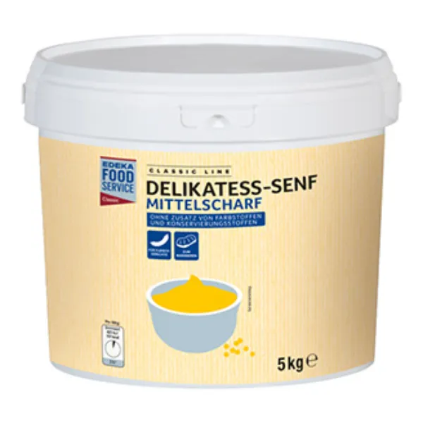 5 kg Eimer Delikatess-Senf der Marke EDEKA Foodservice Classic