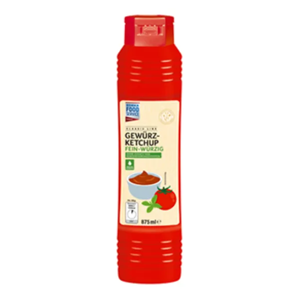 875 ml Flasche Gewürz-Ketchup der Marke EDEKA Foodservice Classic