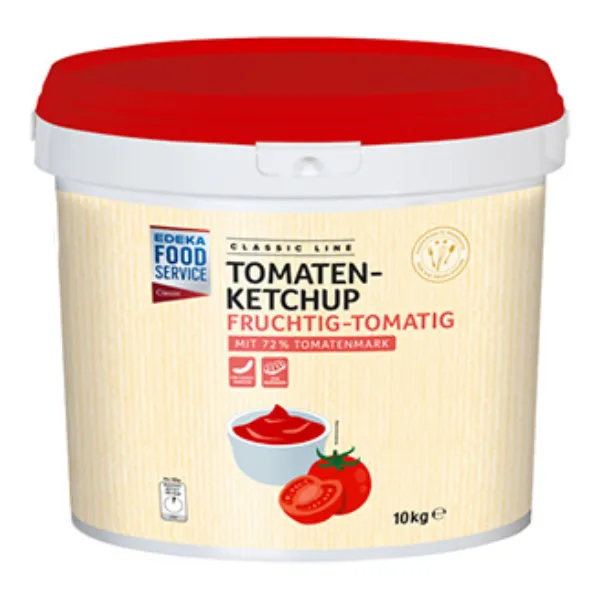 10 kg Eimer Tomaten-Ketchup der Marke EDEKA Foodservice Classic