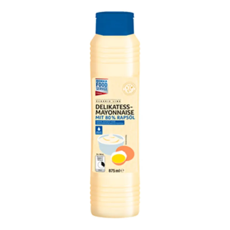 875 ml Flasche Delikatess-Mayonnaise der Marke EDEKA Foodservice Classic