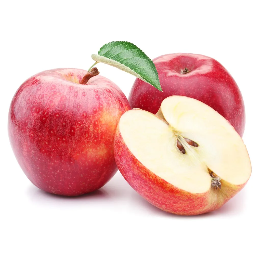 Äpfel auf weißem Hintergrund